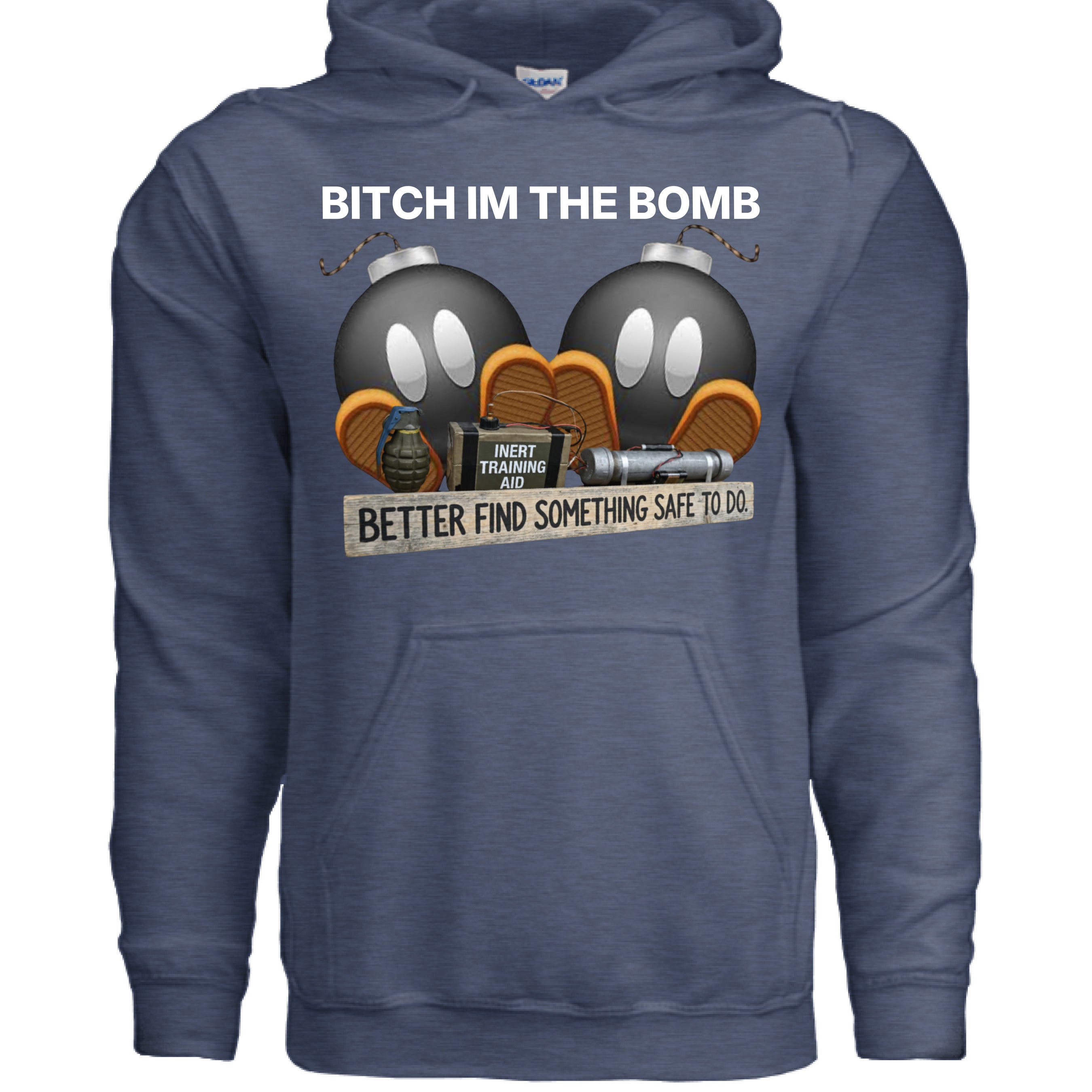 Heather Sport Dark Navy - FRONT